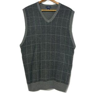 Dockers Mens XXL Houndstooth Sweater Vest